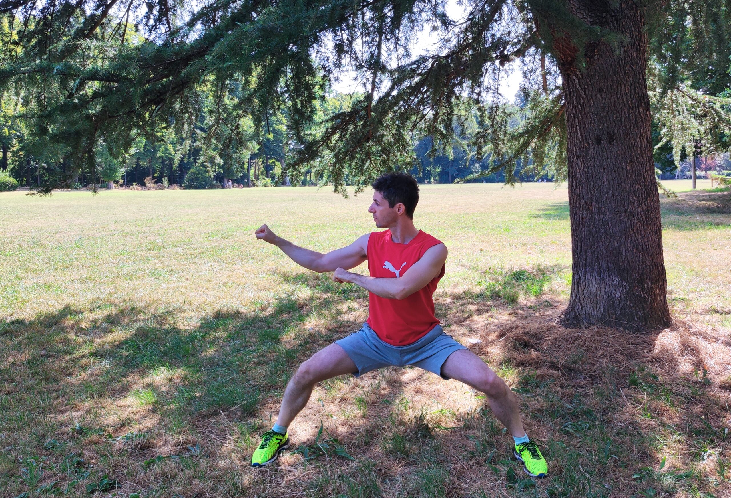 training all'aperto